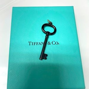 Tiffany & Co. Black Titanium Key Pendent